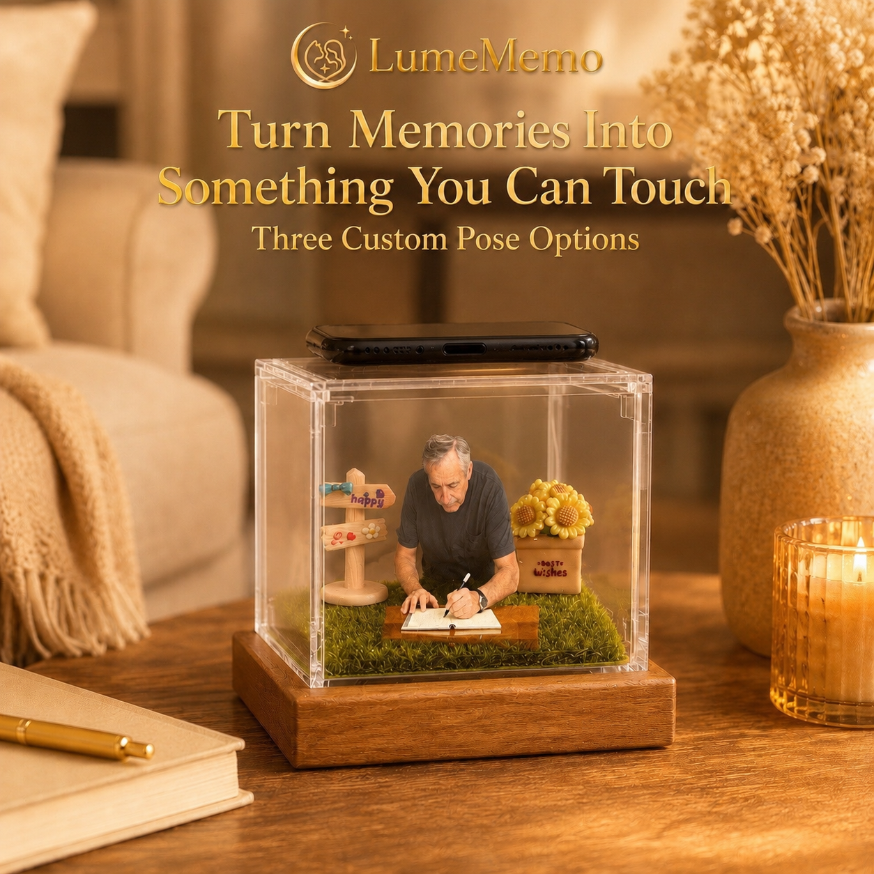 LumeMemo™ – Family Hologram Memory Keepsake