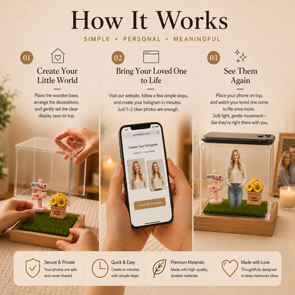 LumeMemo™ – Family Hologram Memory Keepsake