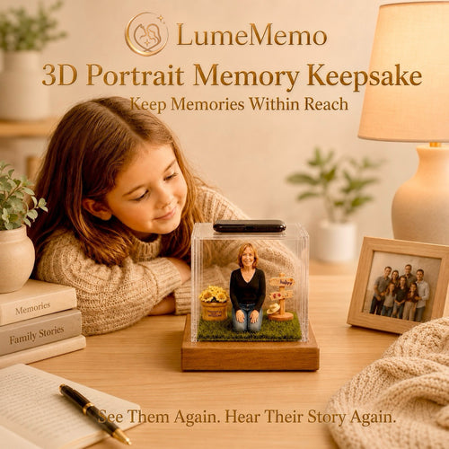 LumeMemo™ – Family Hologram Memory Keepsake